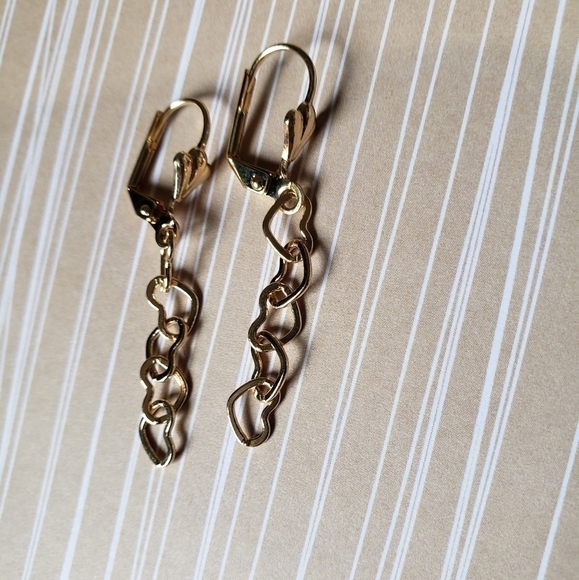 HEART dangle earrings - Picture 4 of 6